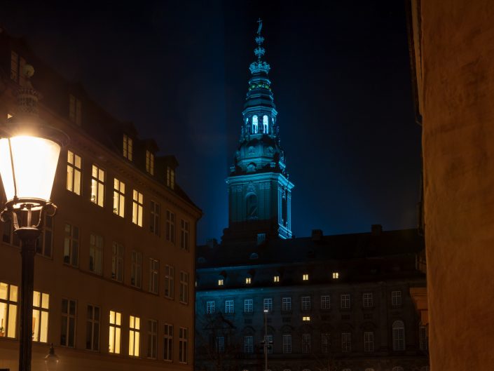 Lys  Folketinget Christiansborg 1